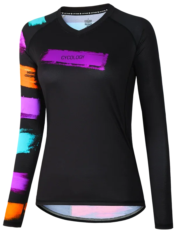 MTB dres CYCOLOGY Wild Horizon, dámský, dlouhý rukáv