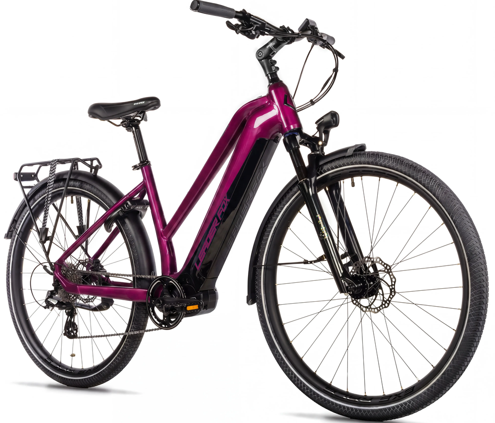 Leader Fox EXETER 28" dámský, model 2026-2, raspberry - ZDARMA dopravné, odborná montáž a seřízení!