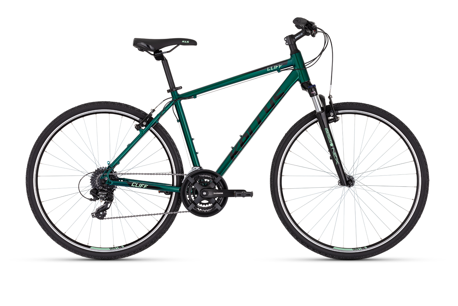 Kellys Cliff 30 Rainforest Green, model 2025 - ZDARMA dopravné, seřízení, odborná montáž a zadní světlo KLS!