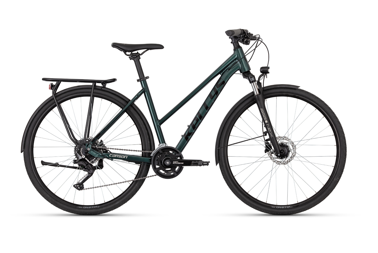 KELLYS Carson 50 Emerald Green 28", model 2026 - ZDARMA dopravné, seřízení, odborná montáž a zámek ABUS!