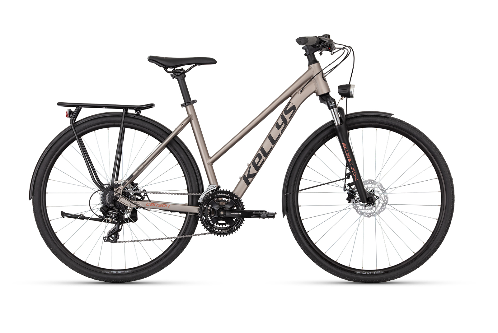 KELLYS Carson 10 Silver Sand 28", 2026 - ZDARMA dopravné, seřízení a odborná montáž!