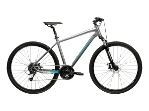 KROSS EVADO 3.0, model 2026, pneu 28", barva grey - ZDARMA dopravné, odborná montáž a seřízení!