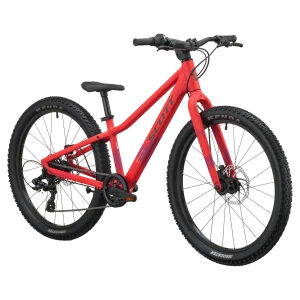 Scott Scale 400, model 2027, pneu 24", barva monza red - ZDARMA dopravné, odborná montáž, seřízení a sada světel!