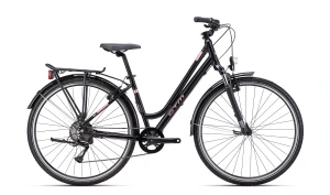 CTM AMBER, pneu 28", model 2026, vel. 16"(M), barva matná černá - ZDARMA dopravné, seřízení, odborná montáž a sada světel!