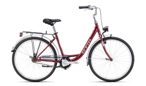 CTM OLIVIA 1.0, pneu 26", model 2026, barva  bordová perleť - ZDARMA dopravné, seřízení a odborná montáž!