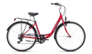 CTM RITA 1.0, pneu 28", model 2026, barva mat. tmavočervená - ZDARMA dopravné, seřízení a odborná montáž!