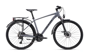 CTM STARK 2.0 trek, pneu 28", model 2026, barva šedá - ZDARMA dopravné, seřízení, odborná montáž a zámek ABUS!