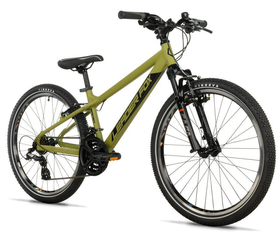 Leader Fox SPIDER chlapecké, pneu 24", model 2027, army - ZDARMA dopravné, odborná montáž, seřízení a sada světel!