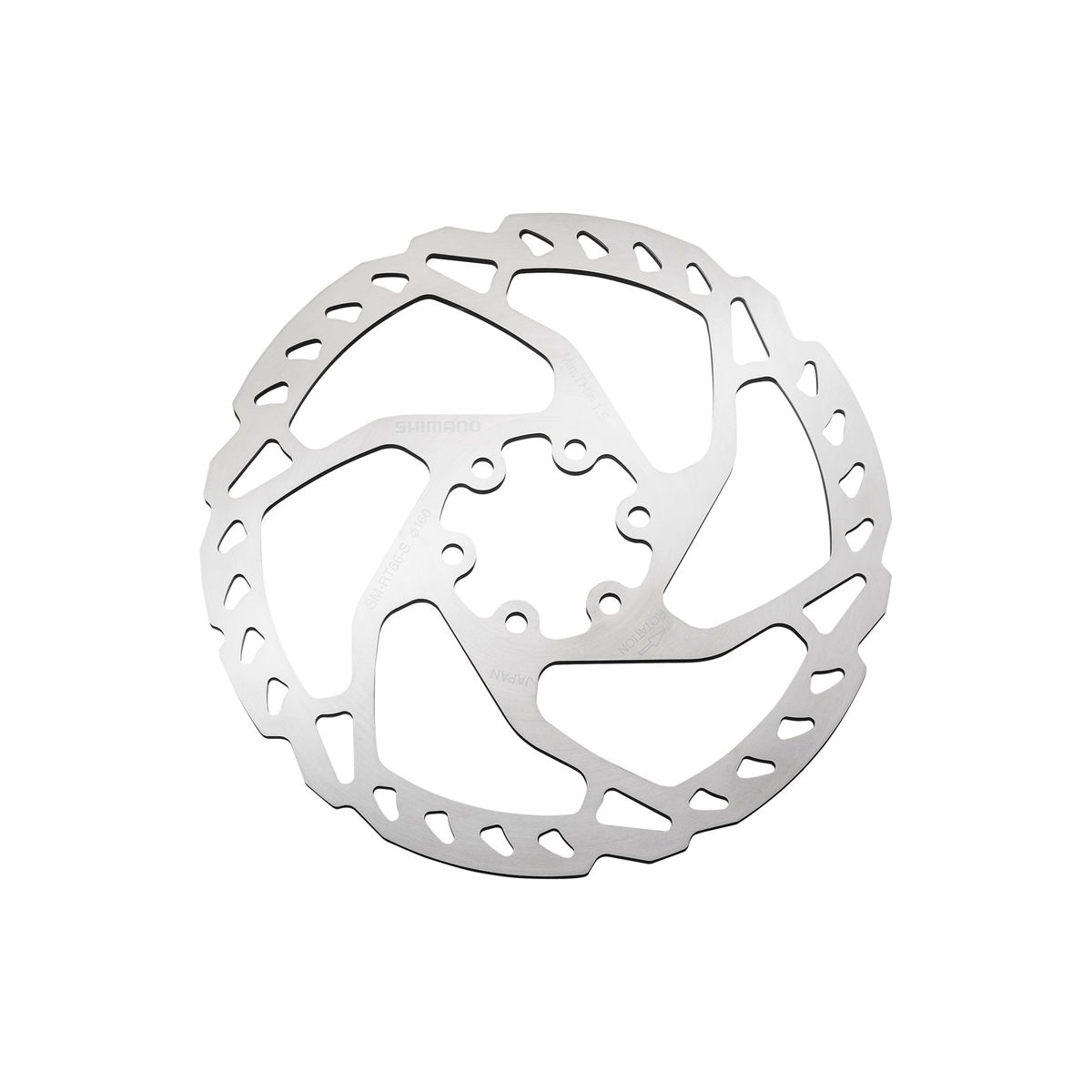 Brzdový kotouč SHIMANO SMRT66 160 mm, 6 děr