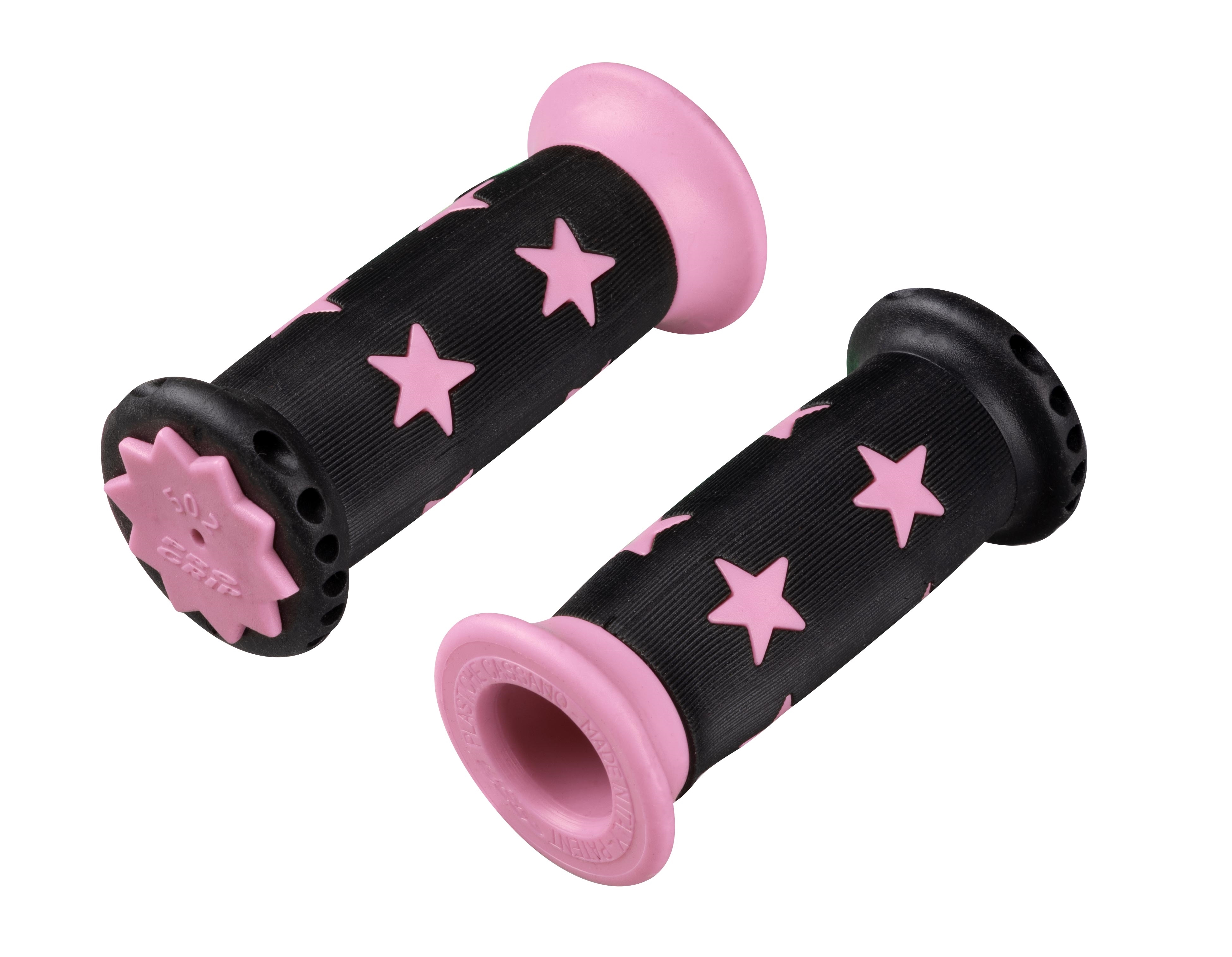 Madla STAR, gumová dětská, černo-růžová