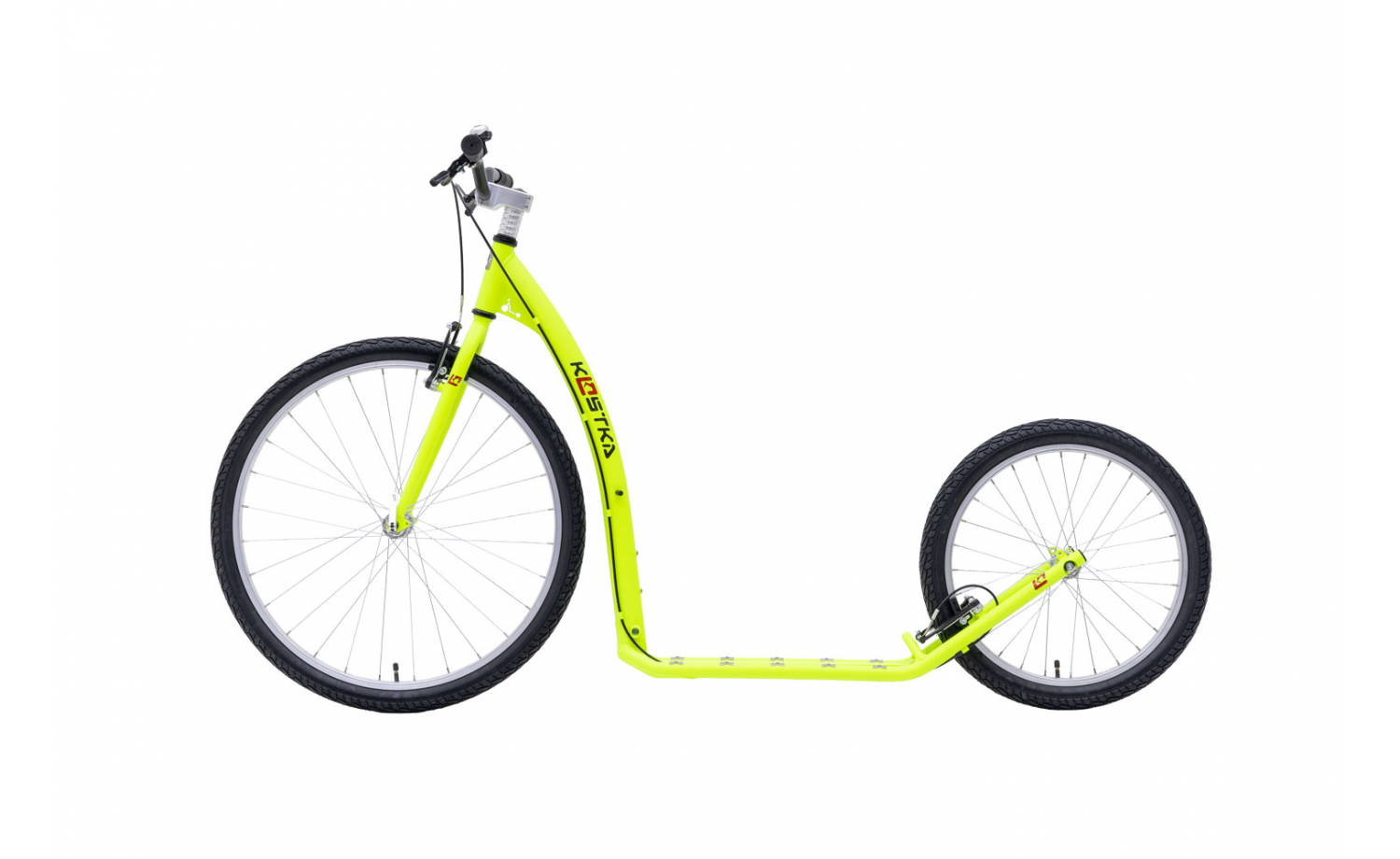 Koloběžka KOSTKA TOUR FUN (G6), barva NEON Lemon - ZDARMA dopravné!