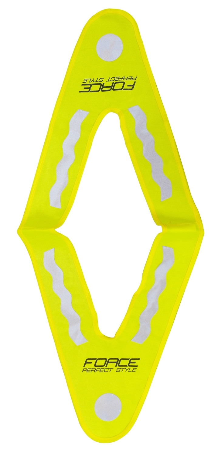 Reflexní vesta FORCE, dětská V tvar, fluo