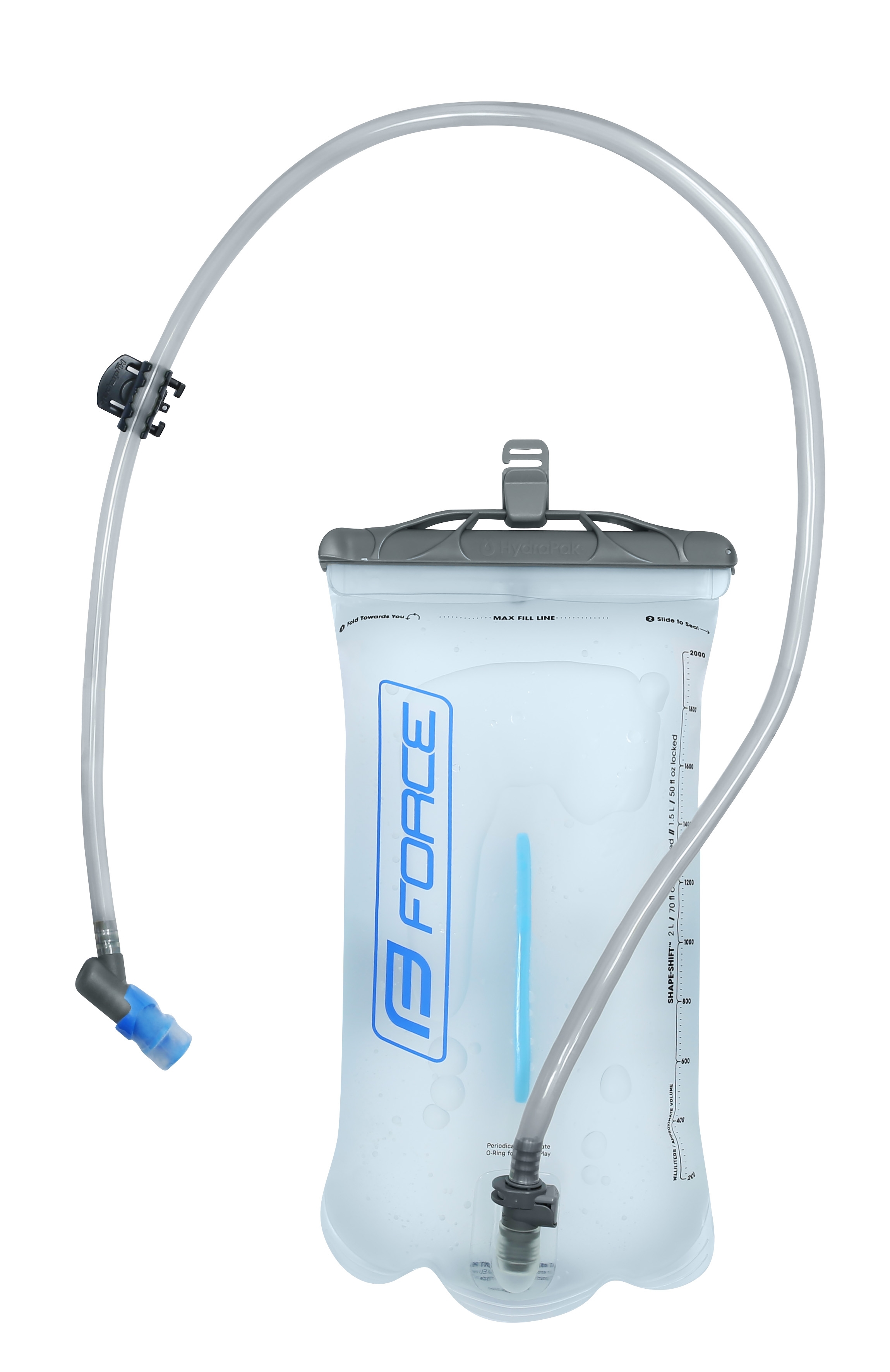 Batoh FORCE PILOT PLUS 10l + 2L rezervoár, fluo