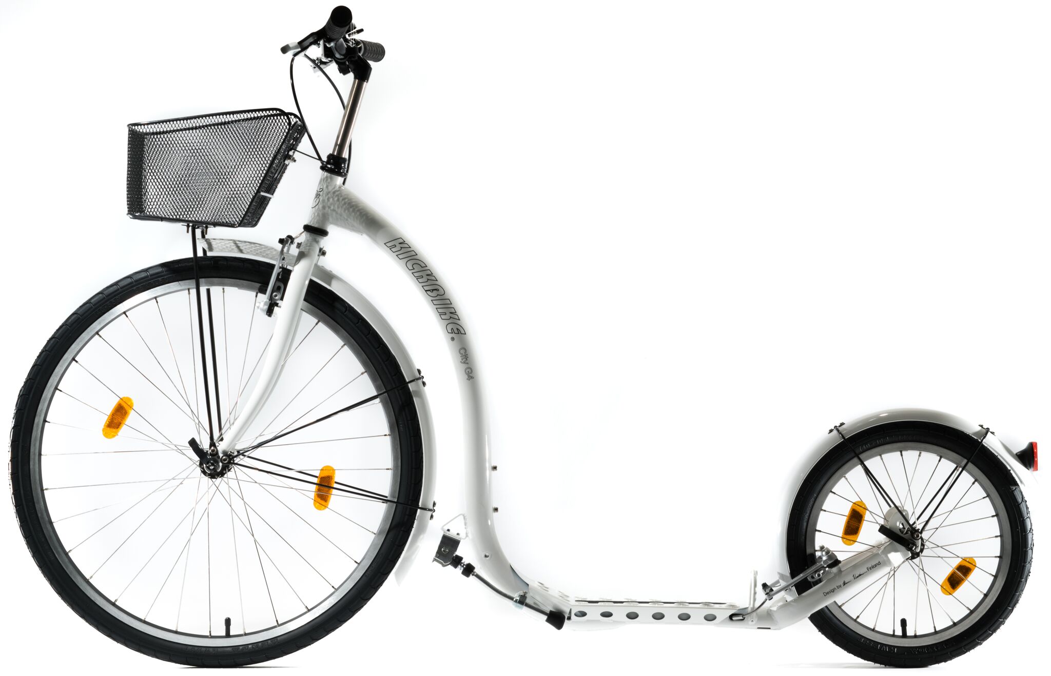 Koloběžka KICKBIKE City G4, bílá -Doprava ZDARMA!