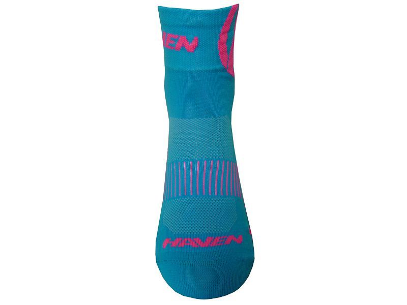 Ponožky HAVEN LITE Silver NEO blue/pink 2 páry