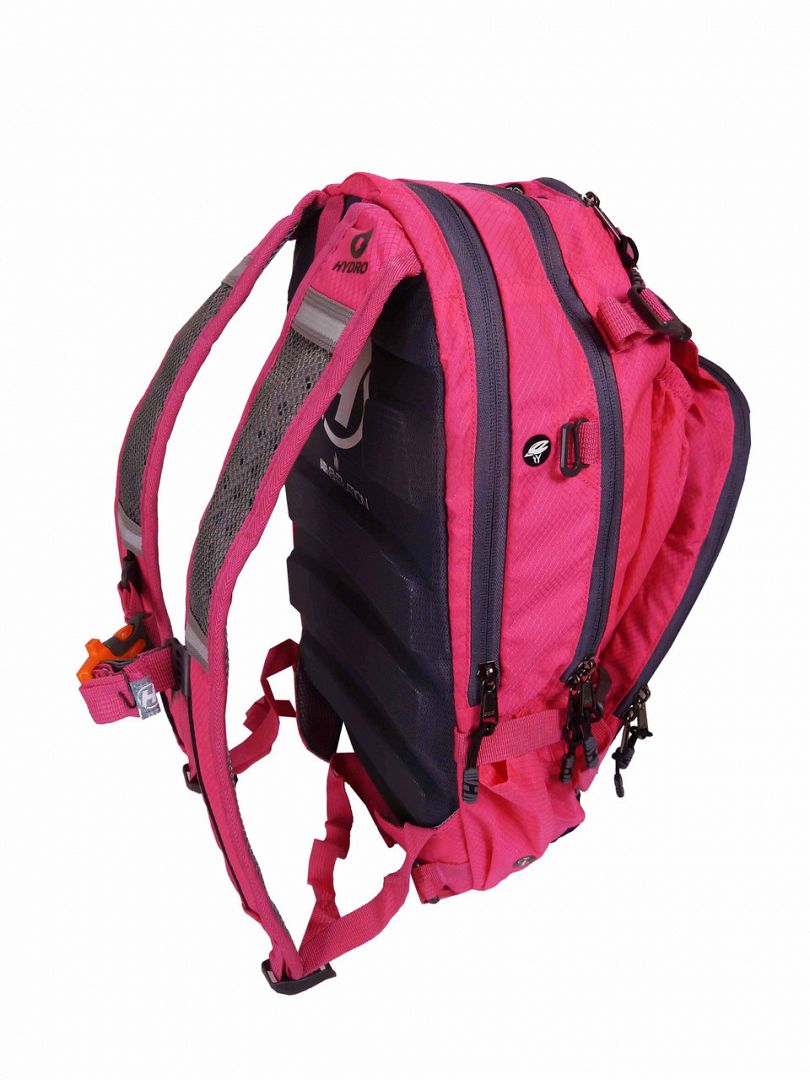 Hydratační batoh HAVEN LUMINITE II 12l black/pink, bez rezervoáru