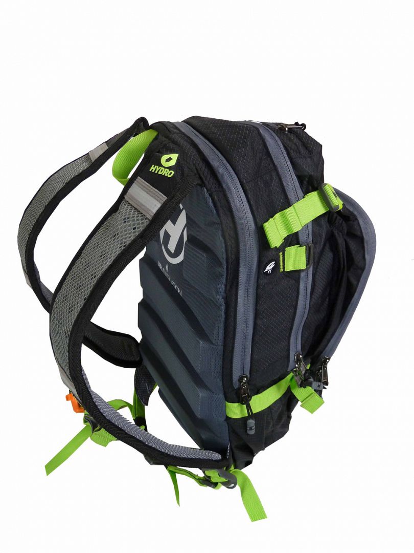 Hydratační batoh HAVEN LUMINITE II 12l black/green, bez rezervoáru
