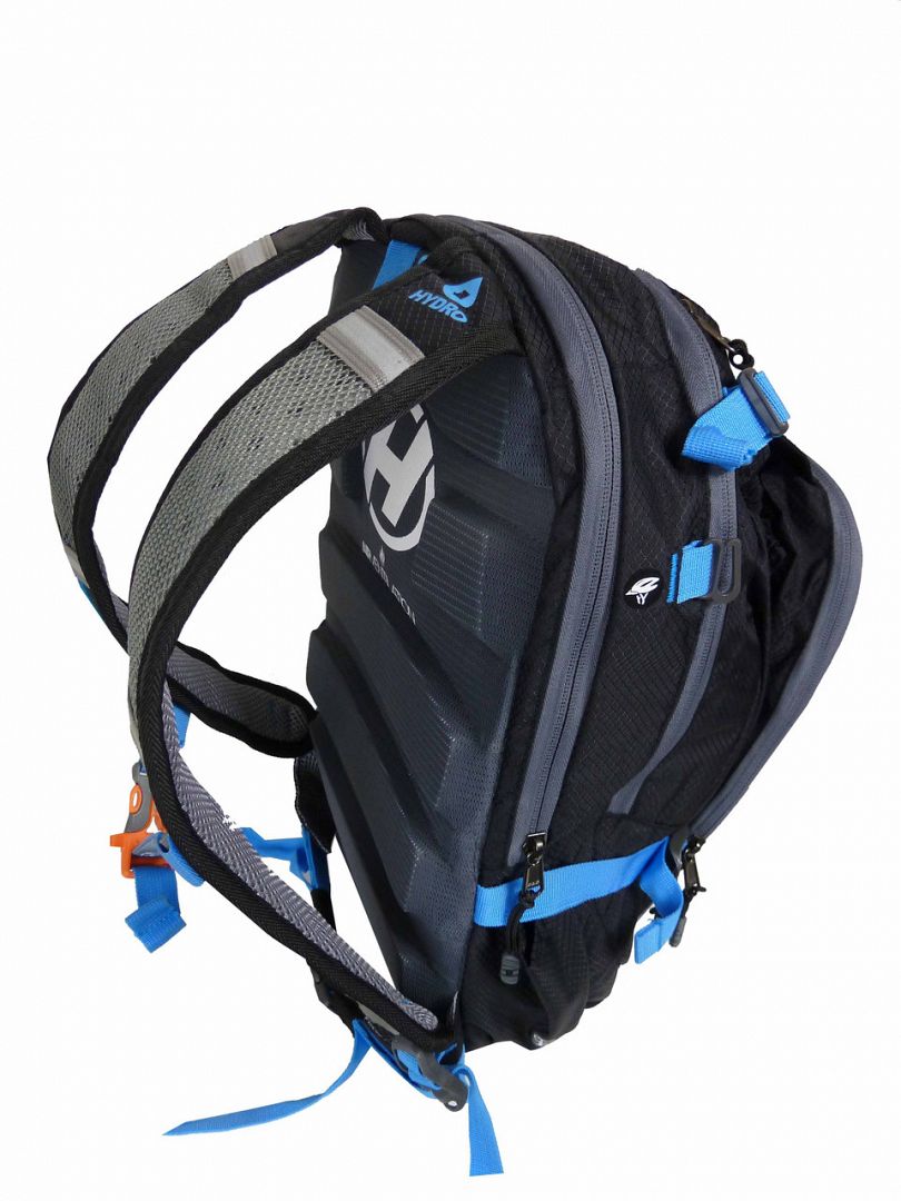 Hydratační batoh HAVEN LUMINITE II 12l black/blue, bez rezervoáru