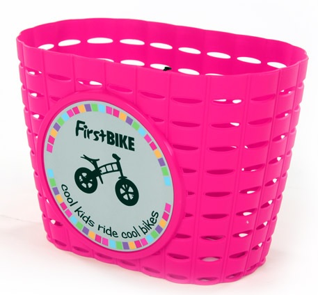 Košík na řidítka růžový - FirstBike
