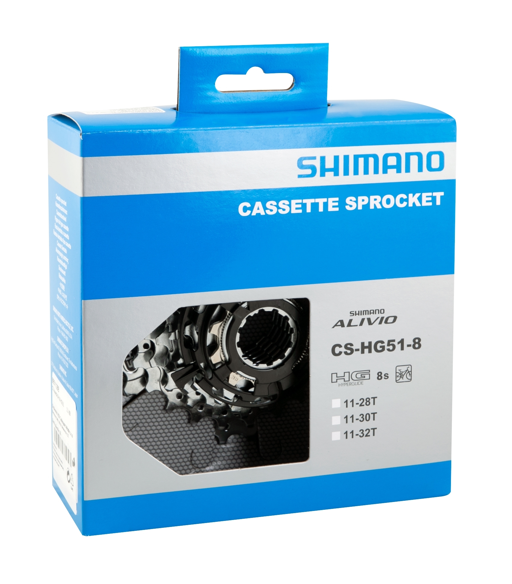 Kazeta SHIMANO 8 speed HG 51 11-28, stříbrná
