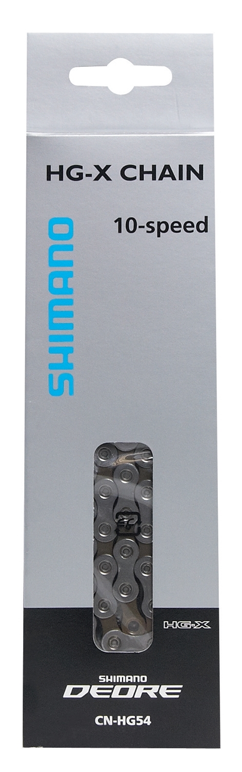 Řetěz SHIMANO CNHG54 šedý balený + čep 10k