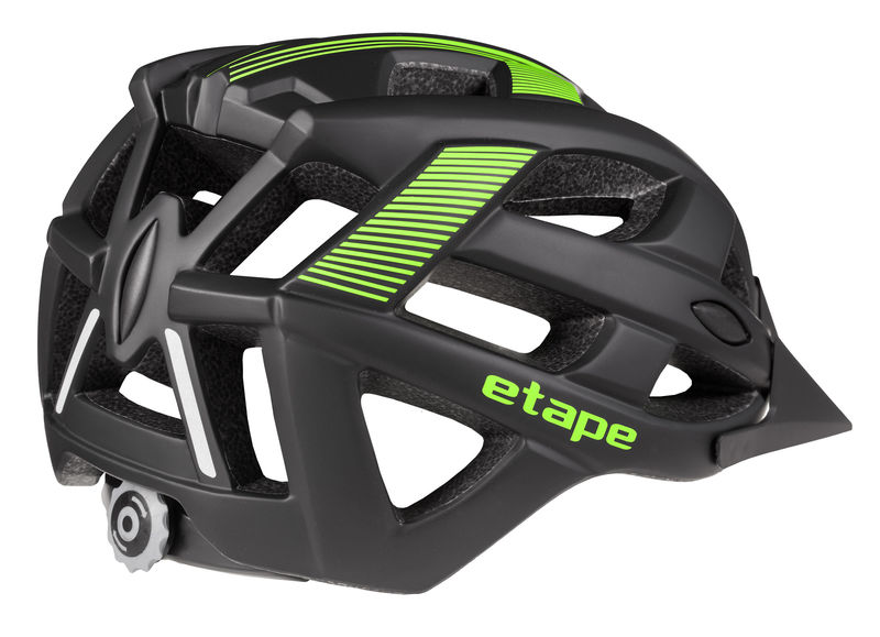 Cyklistická přilba na kolo ETAPE Escape, vel. L-XL, barva čená/zelená mat