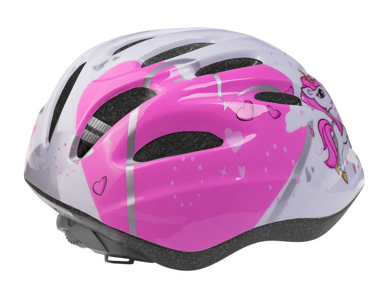 Dětská cyklistická přilba ETAPE Rebel, barva růžová/bílá