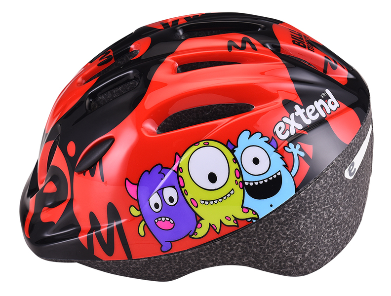 Přilba Extend BILLY Monster neon red