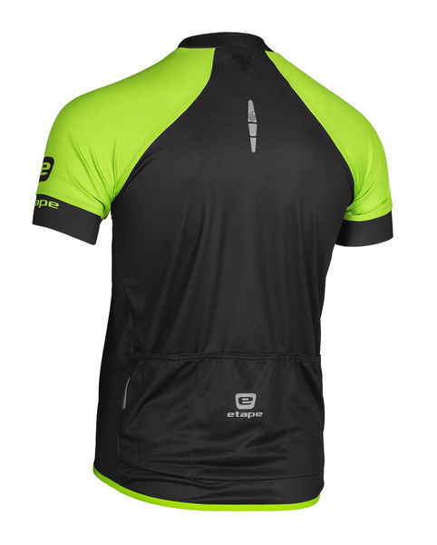 Pánský cyklistický dres ETAPE DREAM, vel. M, černá/zelená