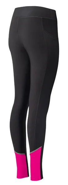 Dámské elestické kalhoty ETAPE REBECCA, černá/růžová