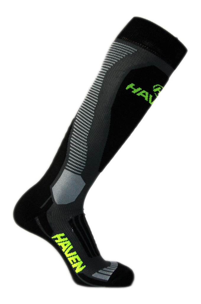 Zimní dětské kompresní podkolenky HAVEN Compressive Ski grey