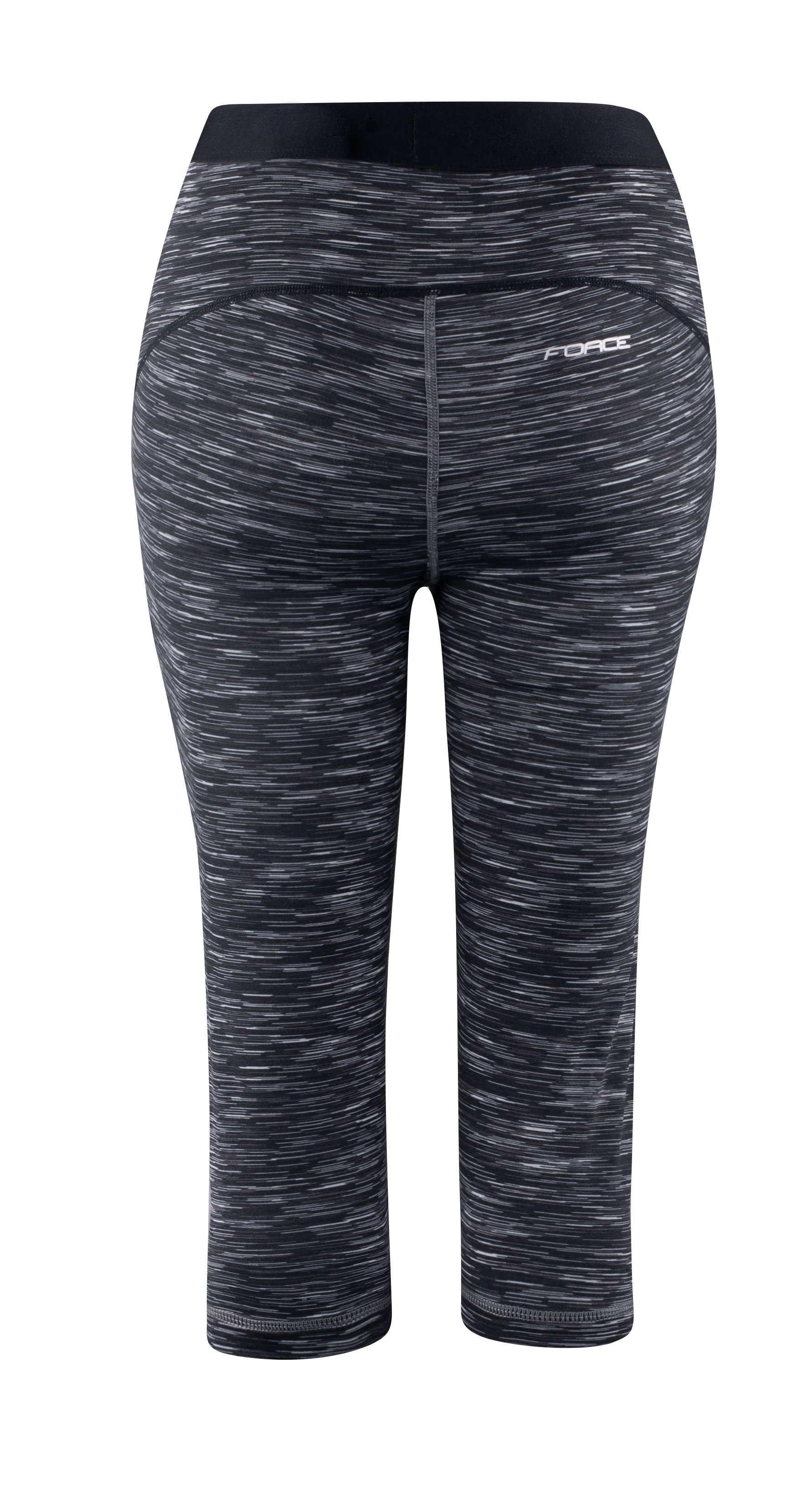 Kraťasy FORCE LADY FIT 3/4 bez vložky černé