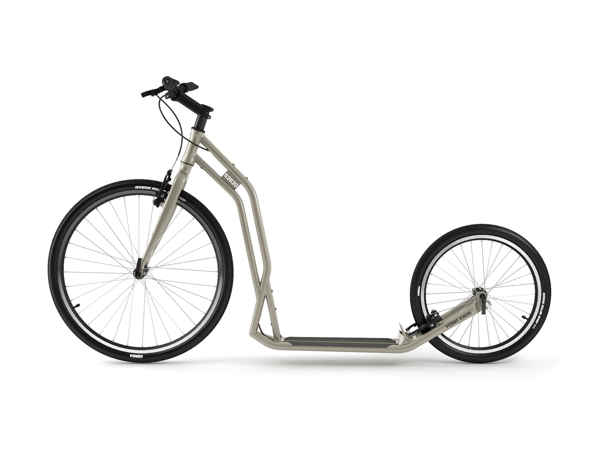 Koloběžka Yedoo S2620, silvergold - ZDARMA dopravné a blikačky TWINS!