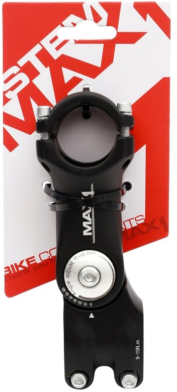 Stavitelný představec MAX1 105/60°/31,8 mm, černý