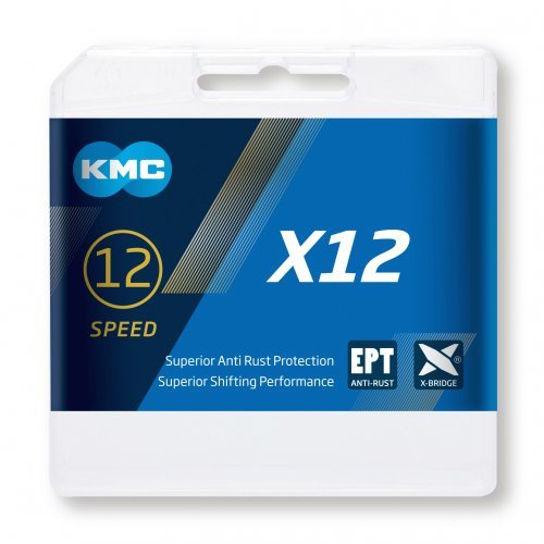 Řetěz KMC X-12 EPT šedý v krabičce