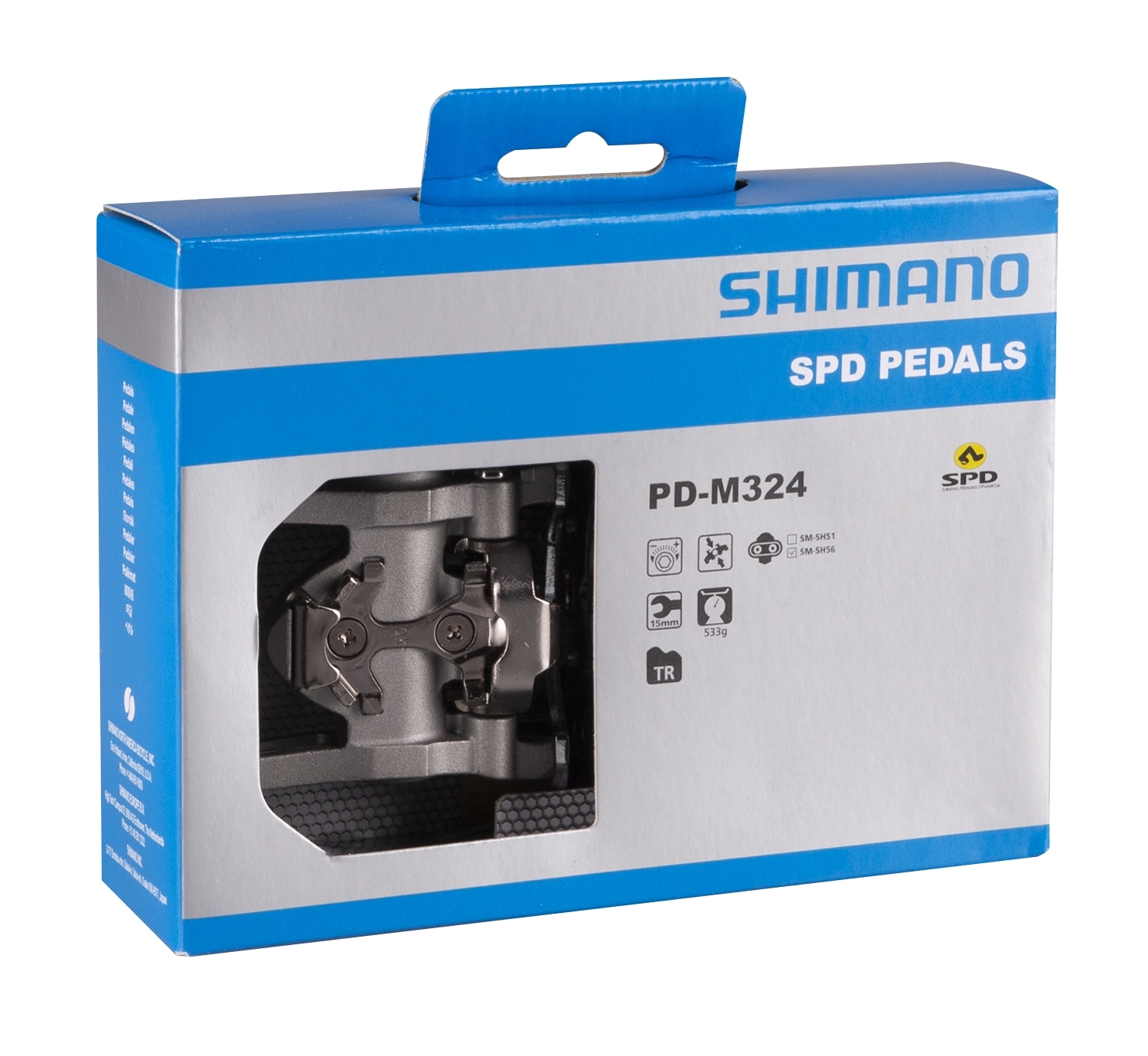 Pedály SHIMANO MTB SPD PD-M324 se zarážkami