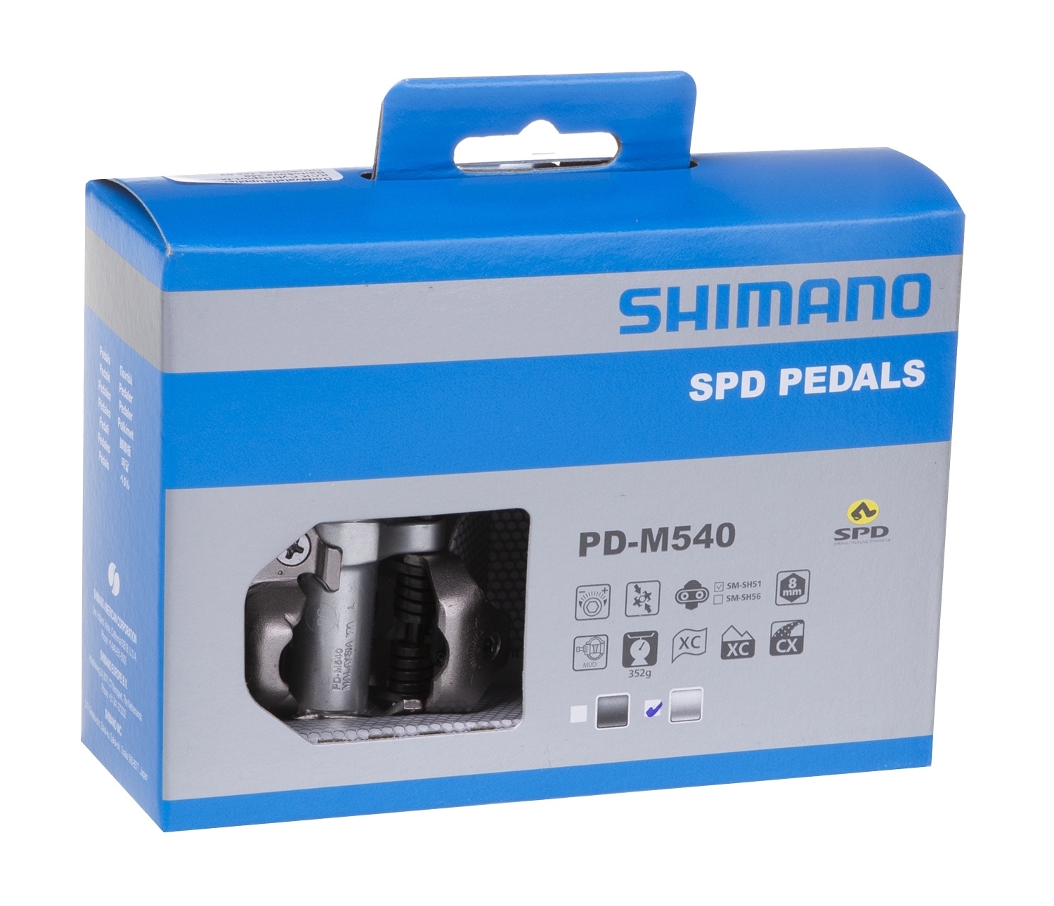 Pedály SHIMANO MTB SPD PD-M540 se zarážkami