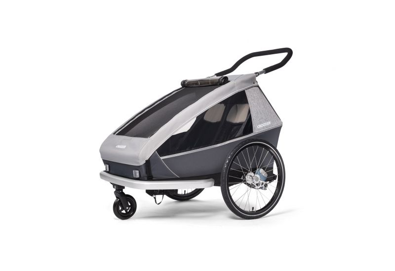 CROOZER KID FOR 2 Keeke 2020, STONE GREY - ZDARMA dopravné!