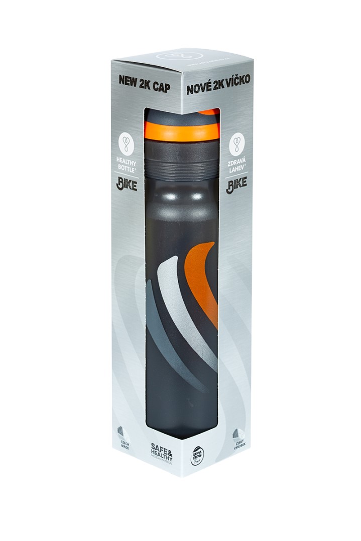 Zdravá lahev BIKE 2K19 oranžová 1,0l