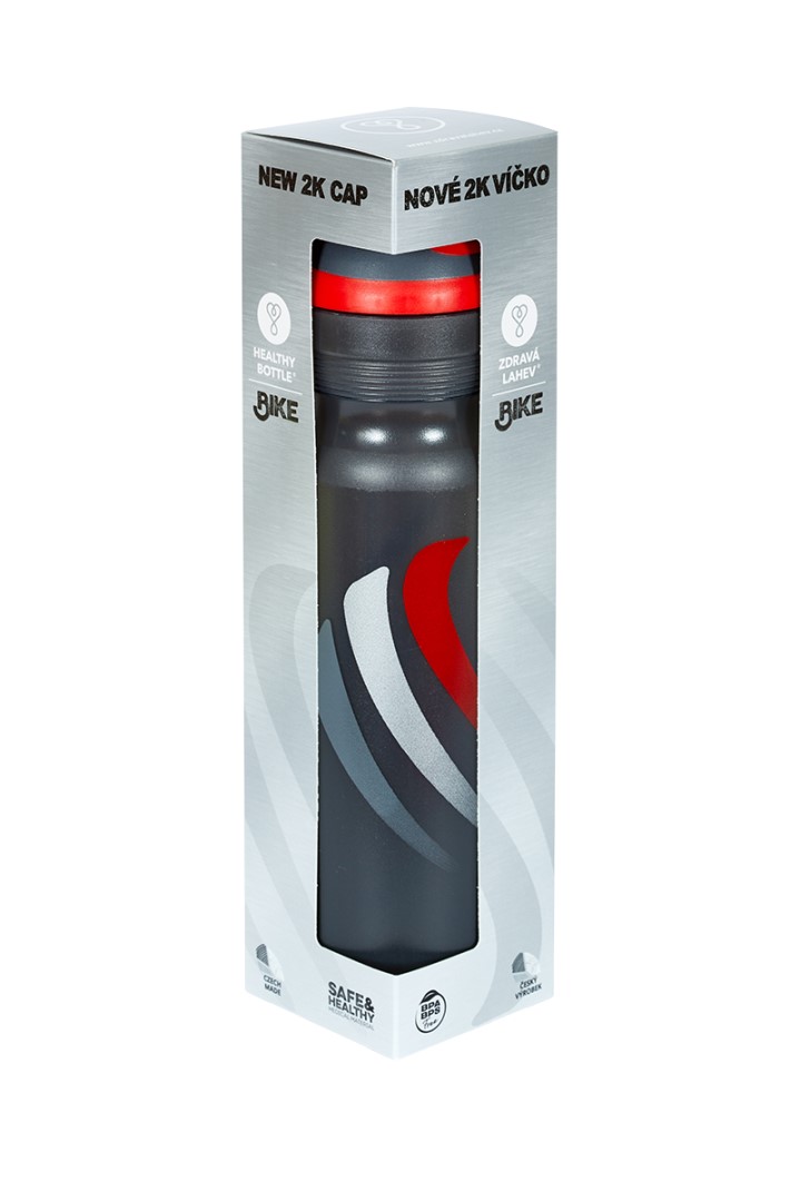 Zdravá lahev BIKE 2K19 červená 1,0l