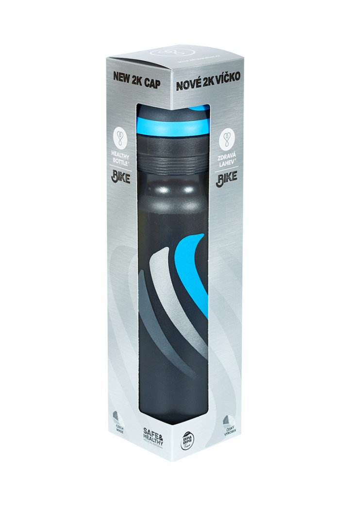 Zdravá lahev BIKE 2K19 modrá 1,0l