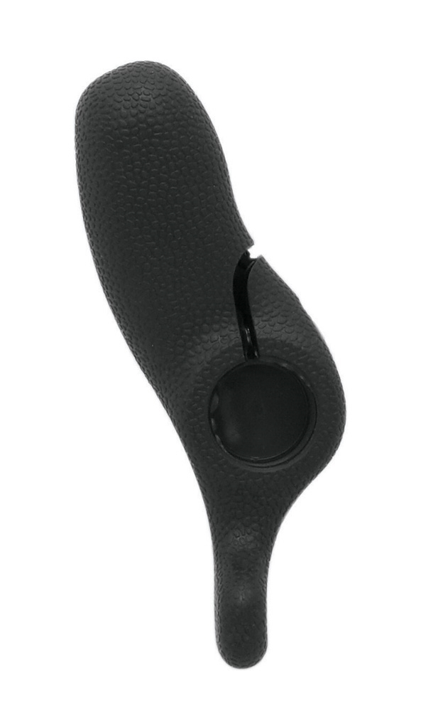 Rohy FORCE RAB 12 cm AL+guma, černé