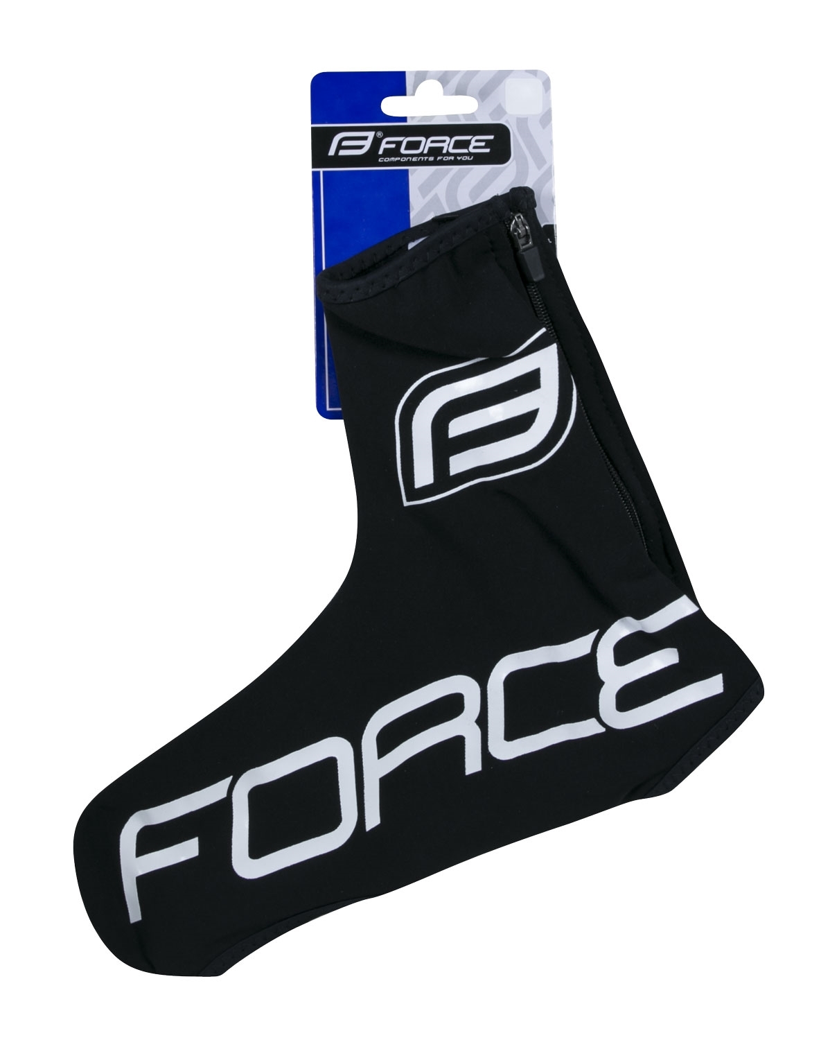 Návleky treter FORCE LYCRA TERMO, černé