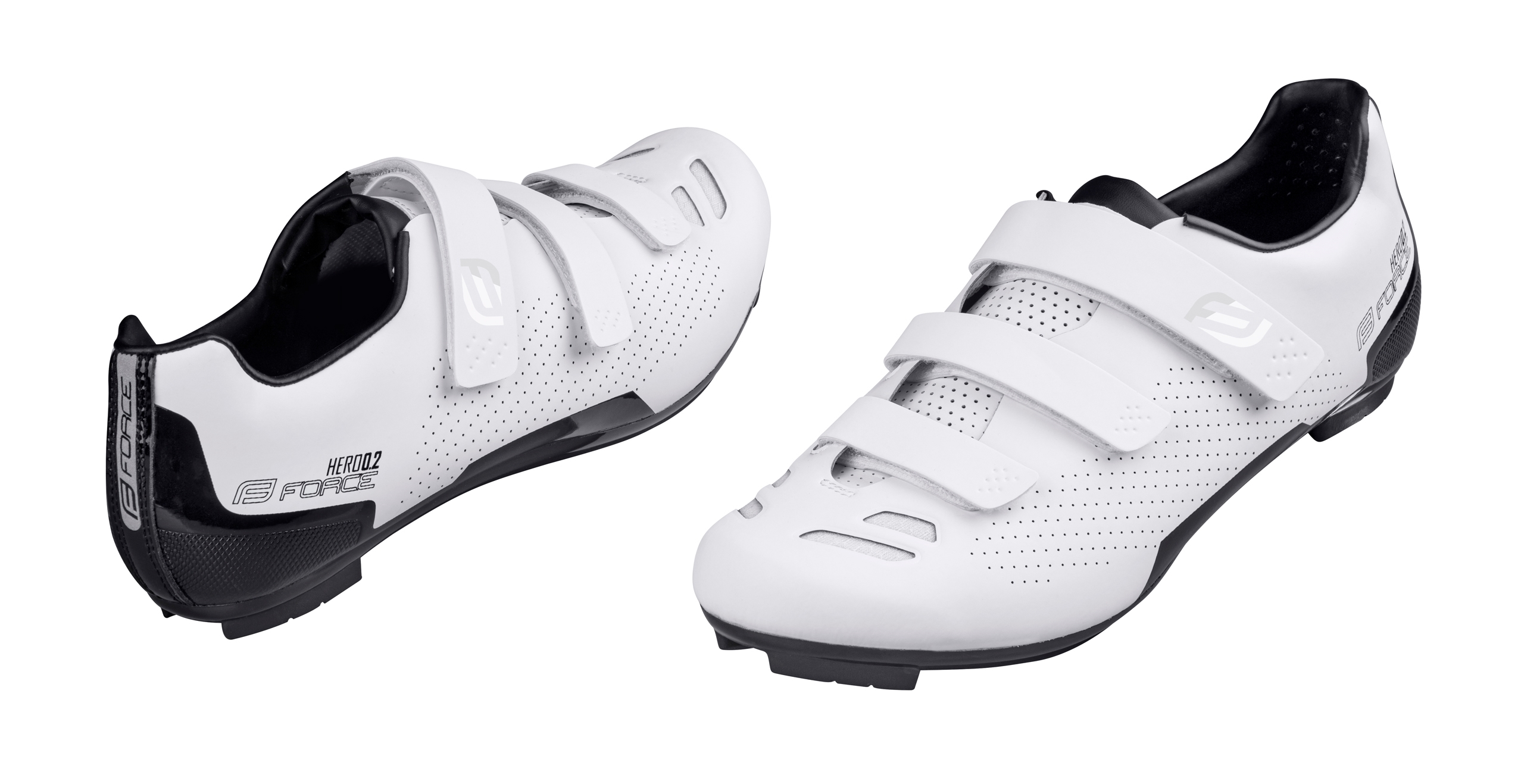 Tretry FORCE ROAD HERO 2, bílé