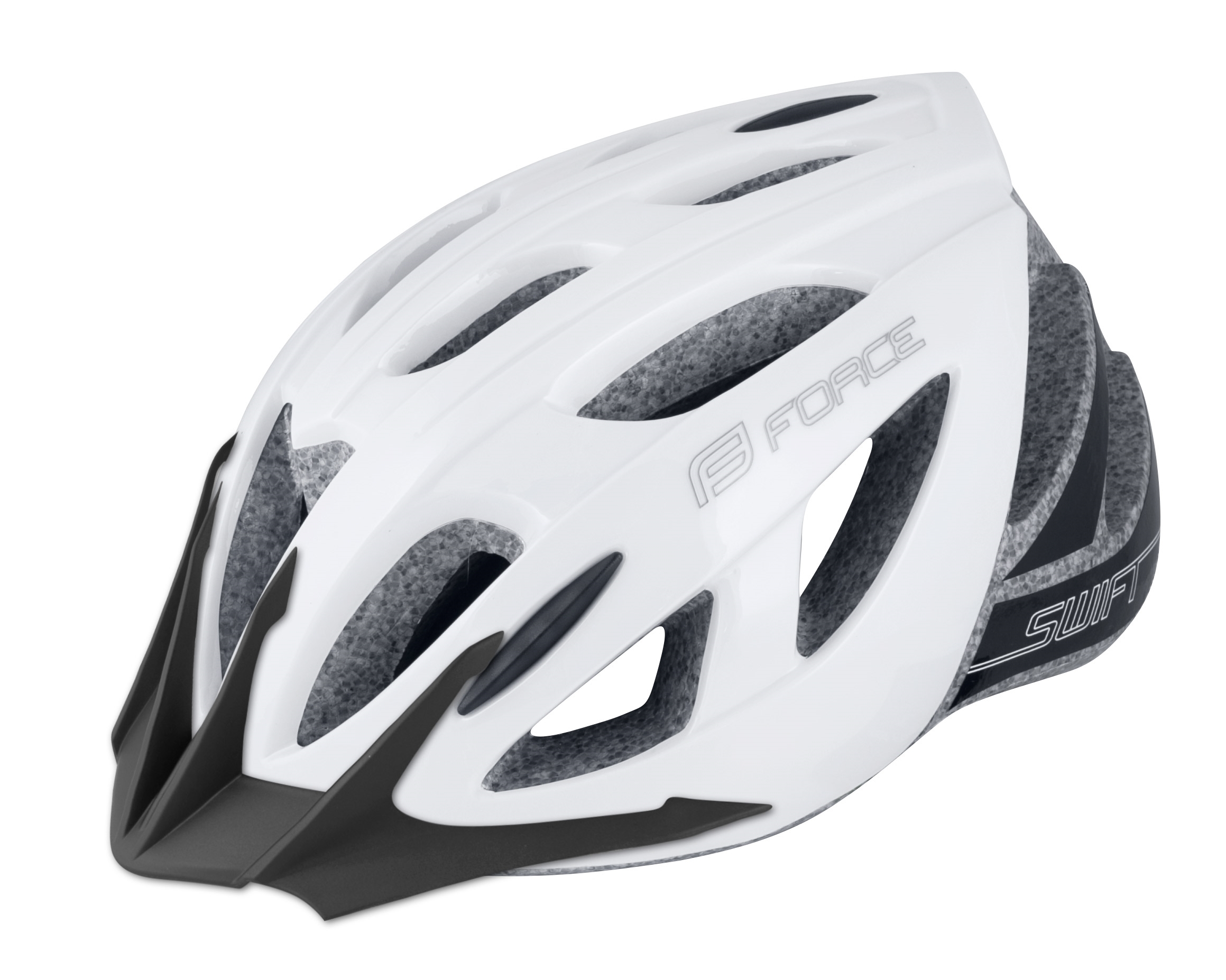 Přilba FORCE SWIFT, bílá