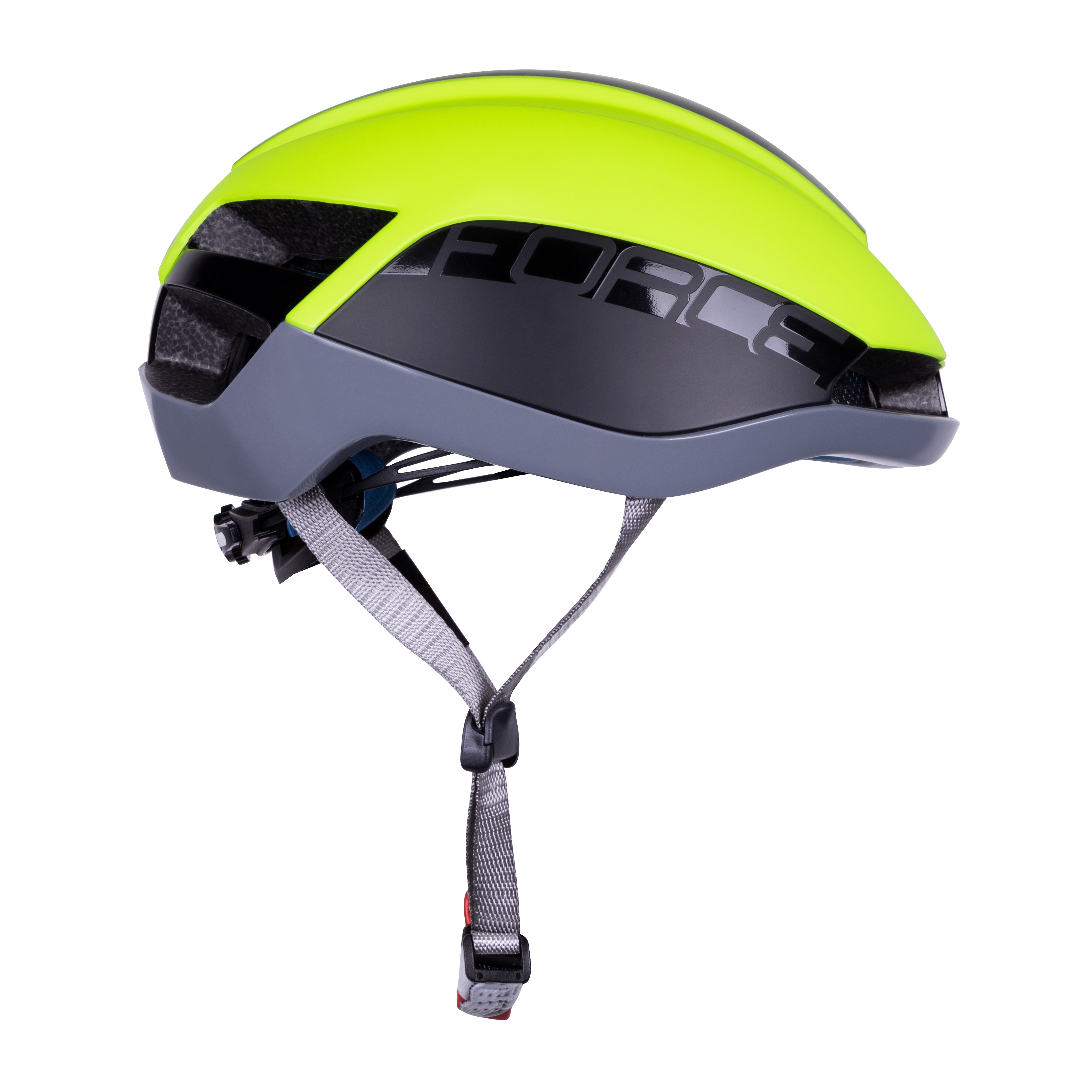 Přilba FORCE ORCA, fluo mat-šedá