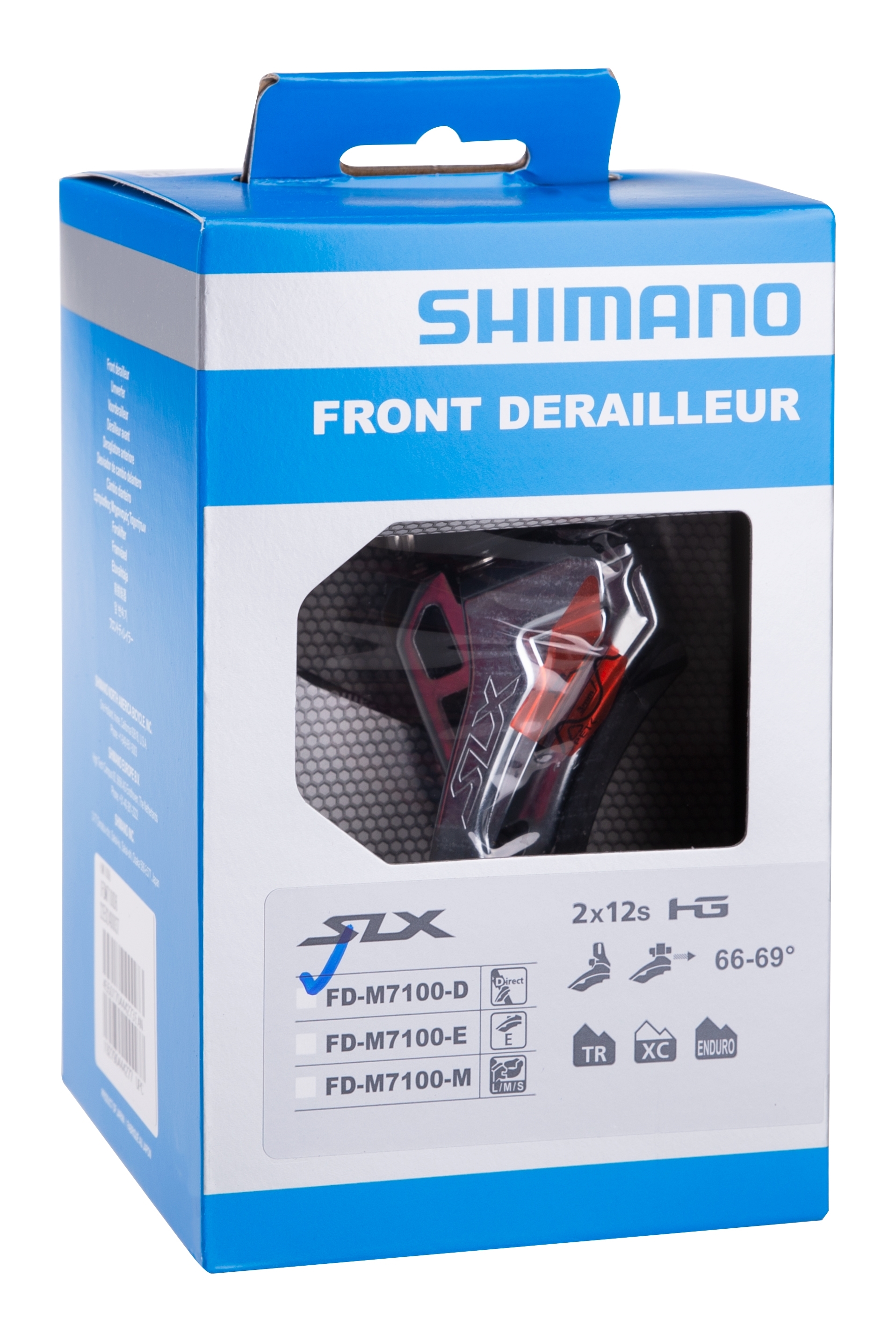 Přesmyk 2x12 Shimano FDM7100D6, Direct Mount - Side Swing