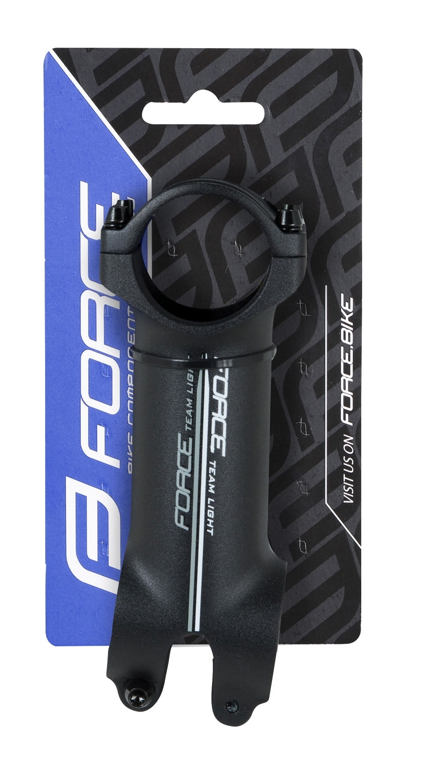 Představec FORCE TEAM light 31,8/90mm, 6° Al, černý mat