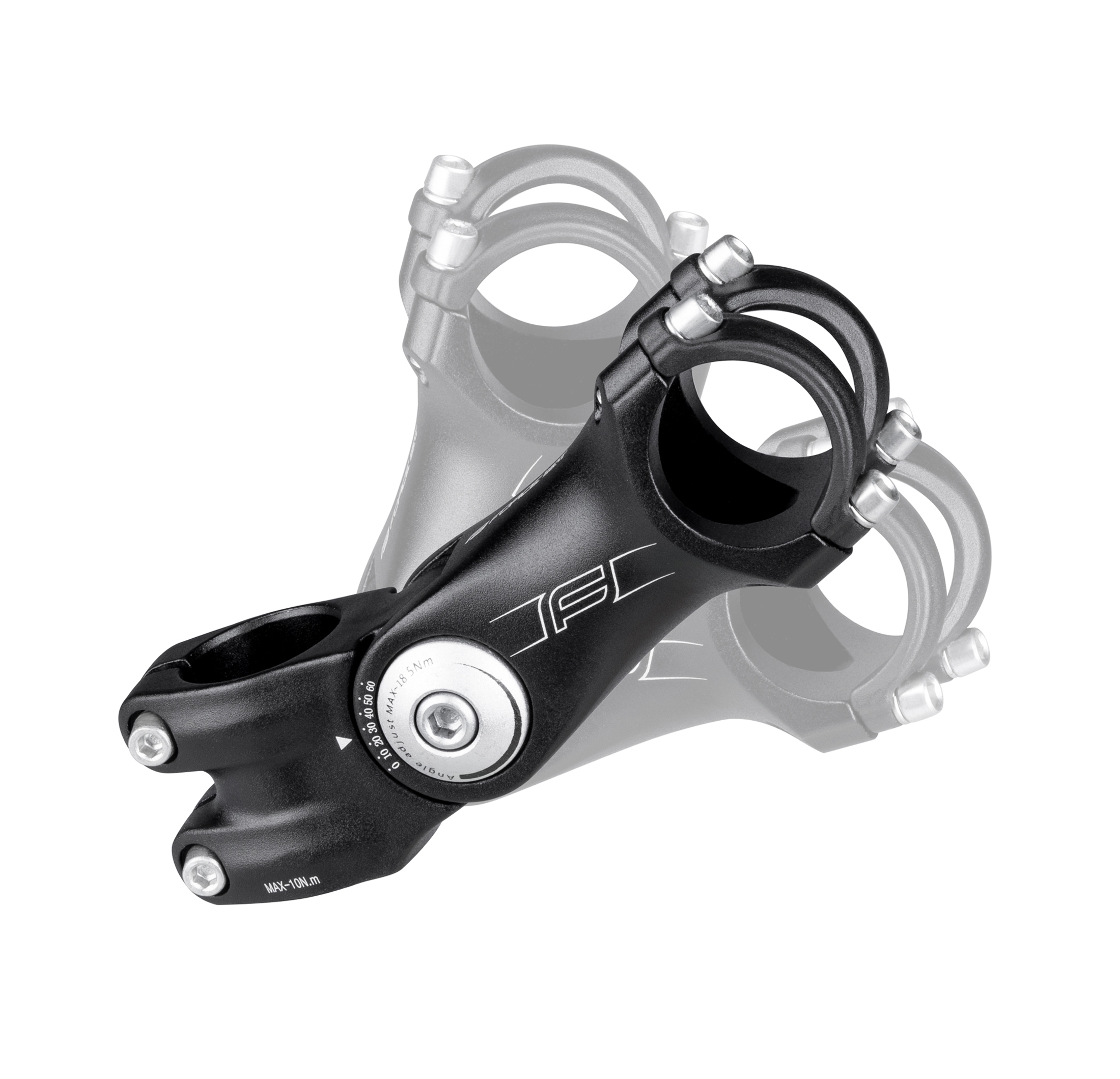 Představec FORCE S6.4 31,8/105mm stavitelný Al, černý