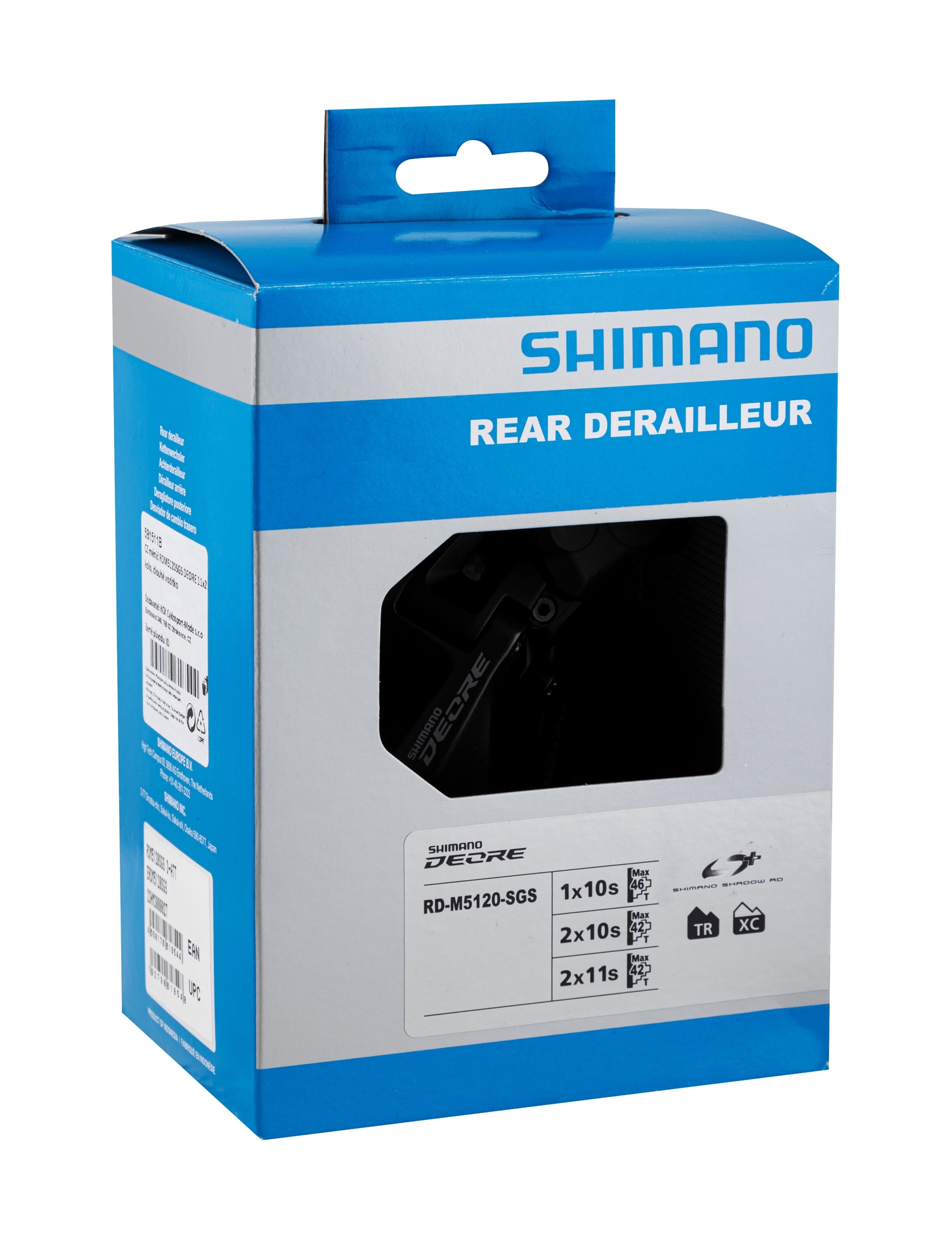 Shimano přehazovačka RDM5120SGS DEORE 11x2 kolo, dlouhé vodítko